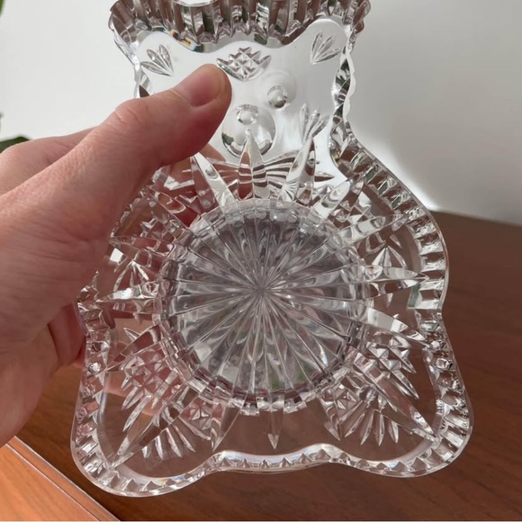 Waterford Crystal Bear Clock - Elegant Clear Design - Picture 6 of 9